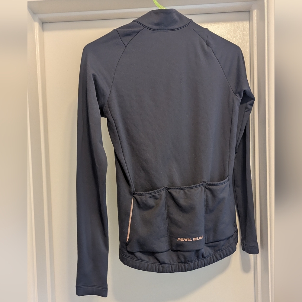 Pearl Izumi Blue Gray Thermal Jersey - Picture 2 of 3